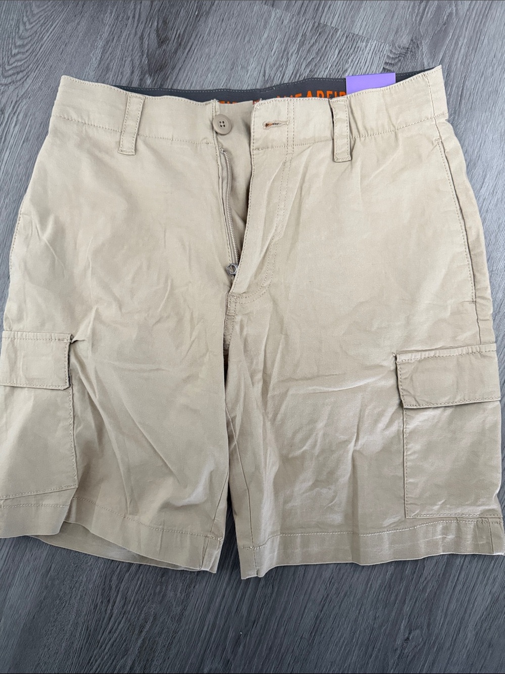 Men's light Khaki Cargo Shorts